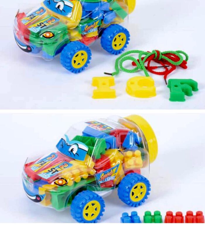 Bricks block car