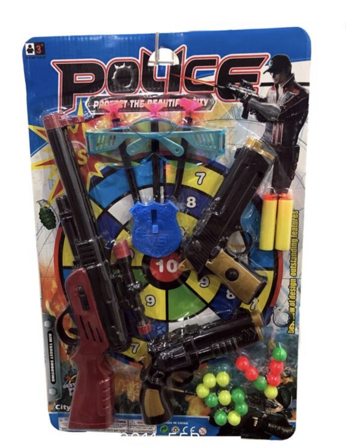 POLICE  TOY SET GUM