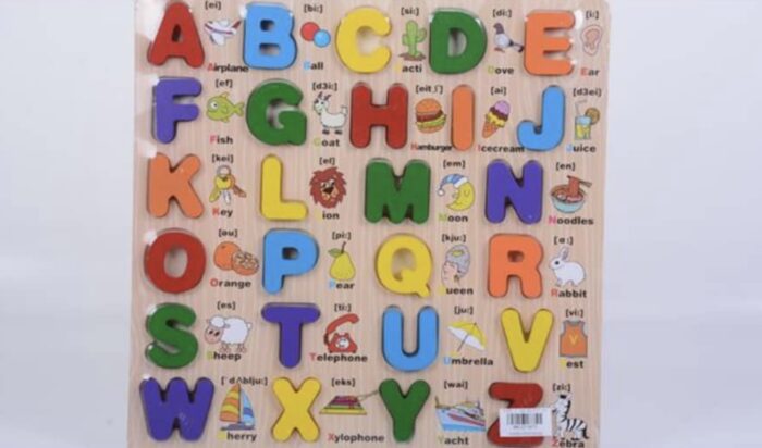 WOOD ABCD LETTERS