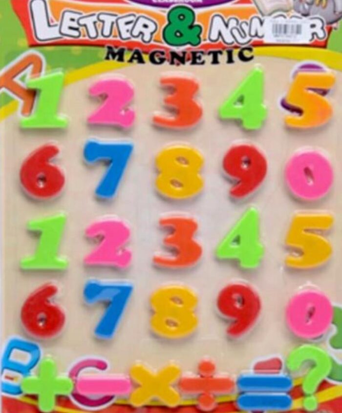 LETTER AND NUMBER MAGNETIC